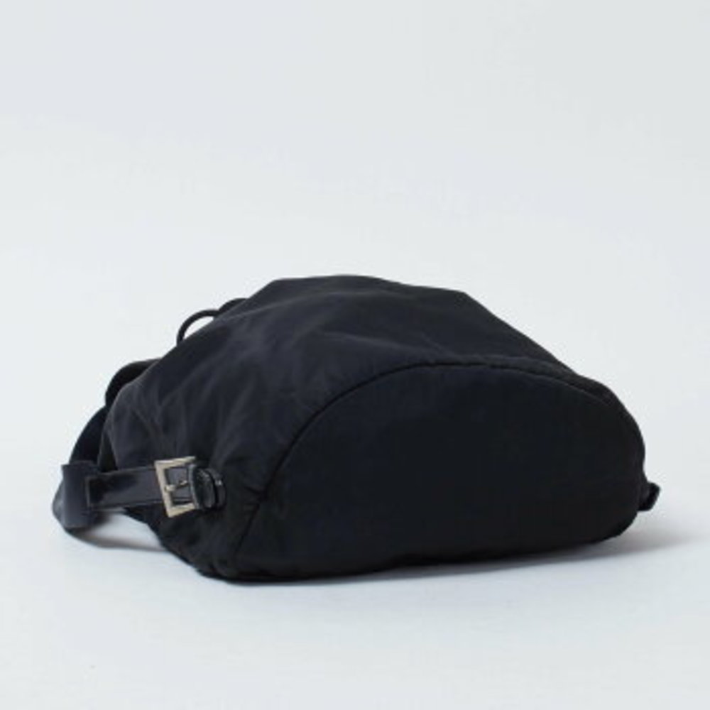 Nylon Tesuto Backpack Rucksack Backpack Black - image 5